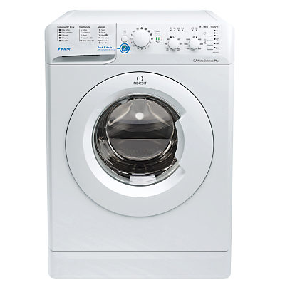 Indesit BWSC61252WUK Freestanding Washing Machine, 6kg Load, A++ Energy Rating, 1200rpm Spin, White Indesit BWSC61252WUK Freestanding Washing Machine, 6kg Load, A++ Energy Rating, 1200rpm Spin, White
